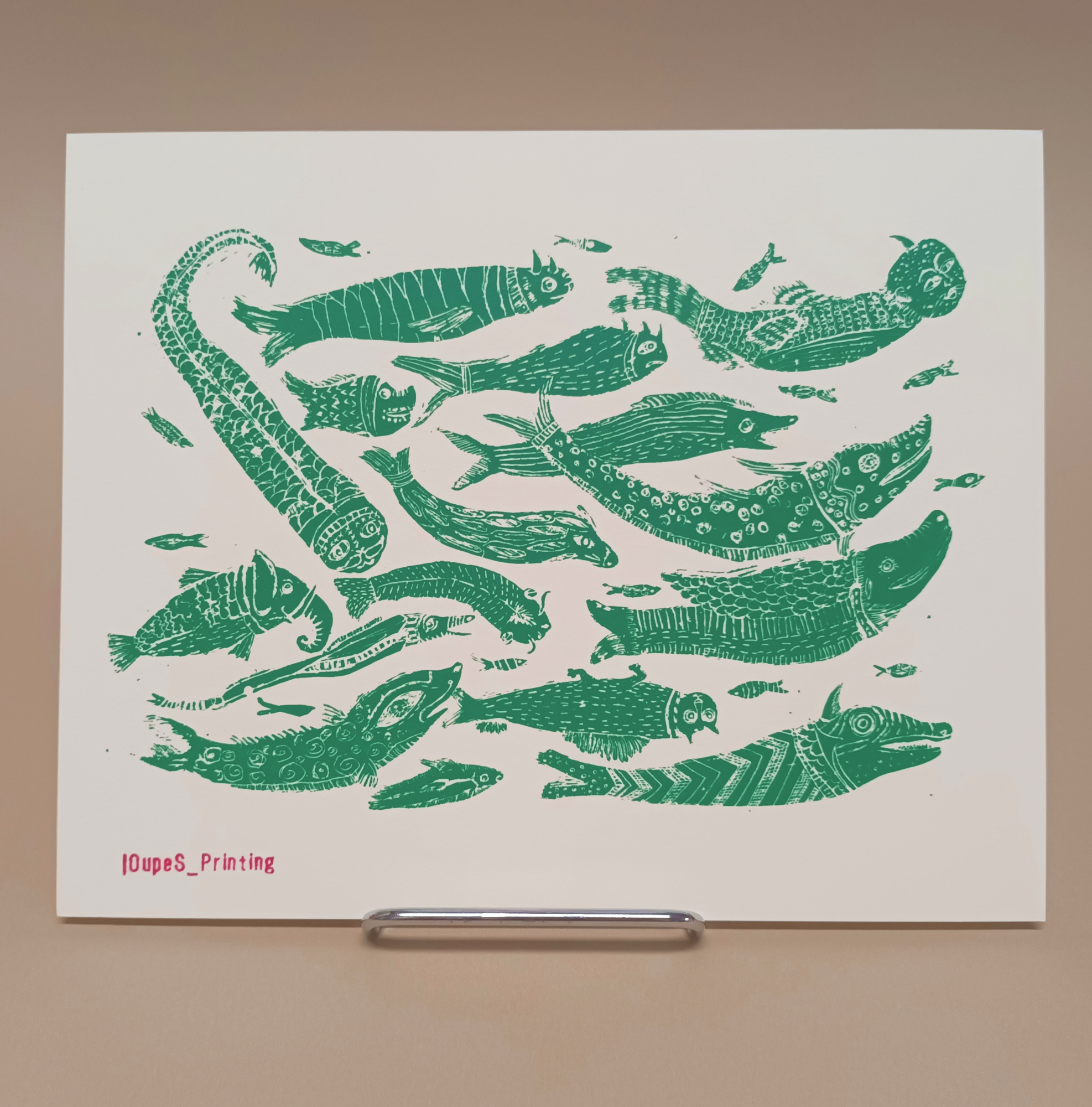 Persian Creatures Mini Poster 