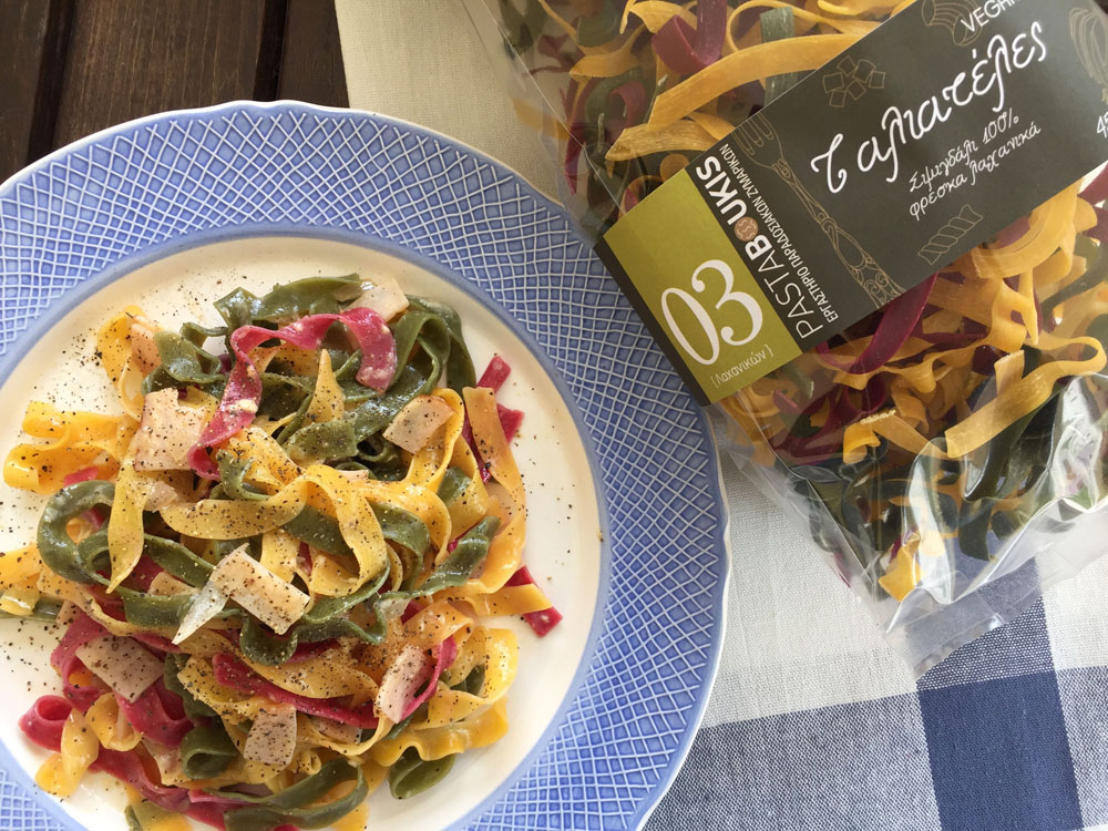 Ταλιατέλες με φρέσκα Λαχανικά