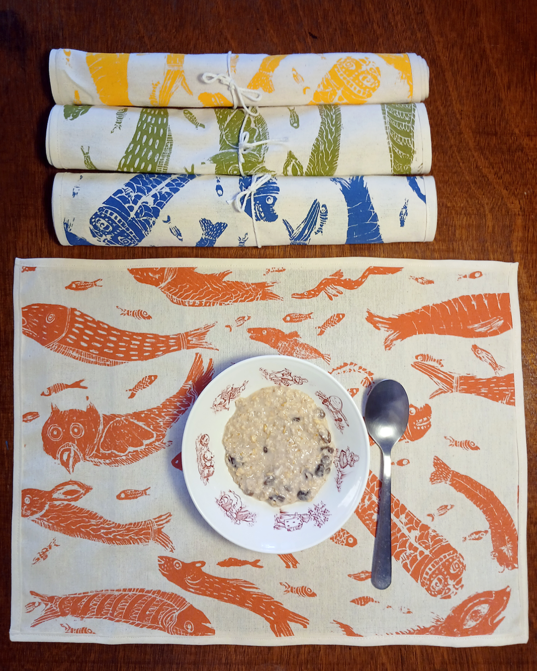 Persian Sea Creatures Placemats