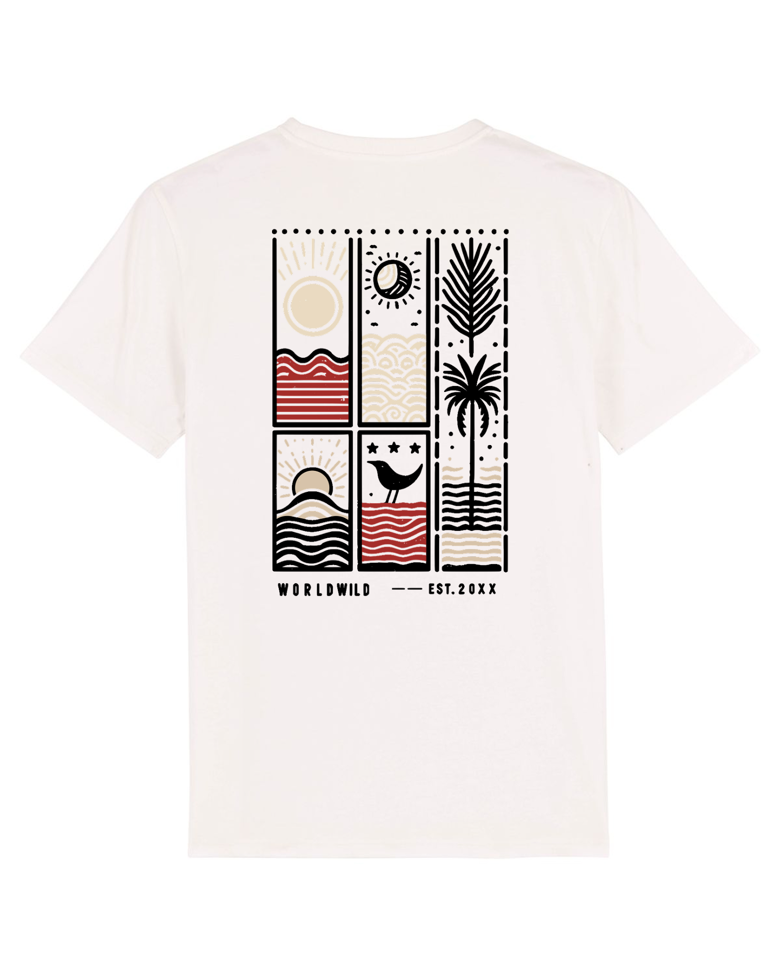 Into the Wild - Retro White Tee