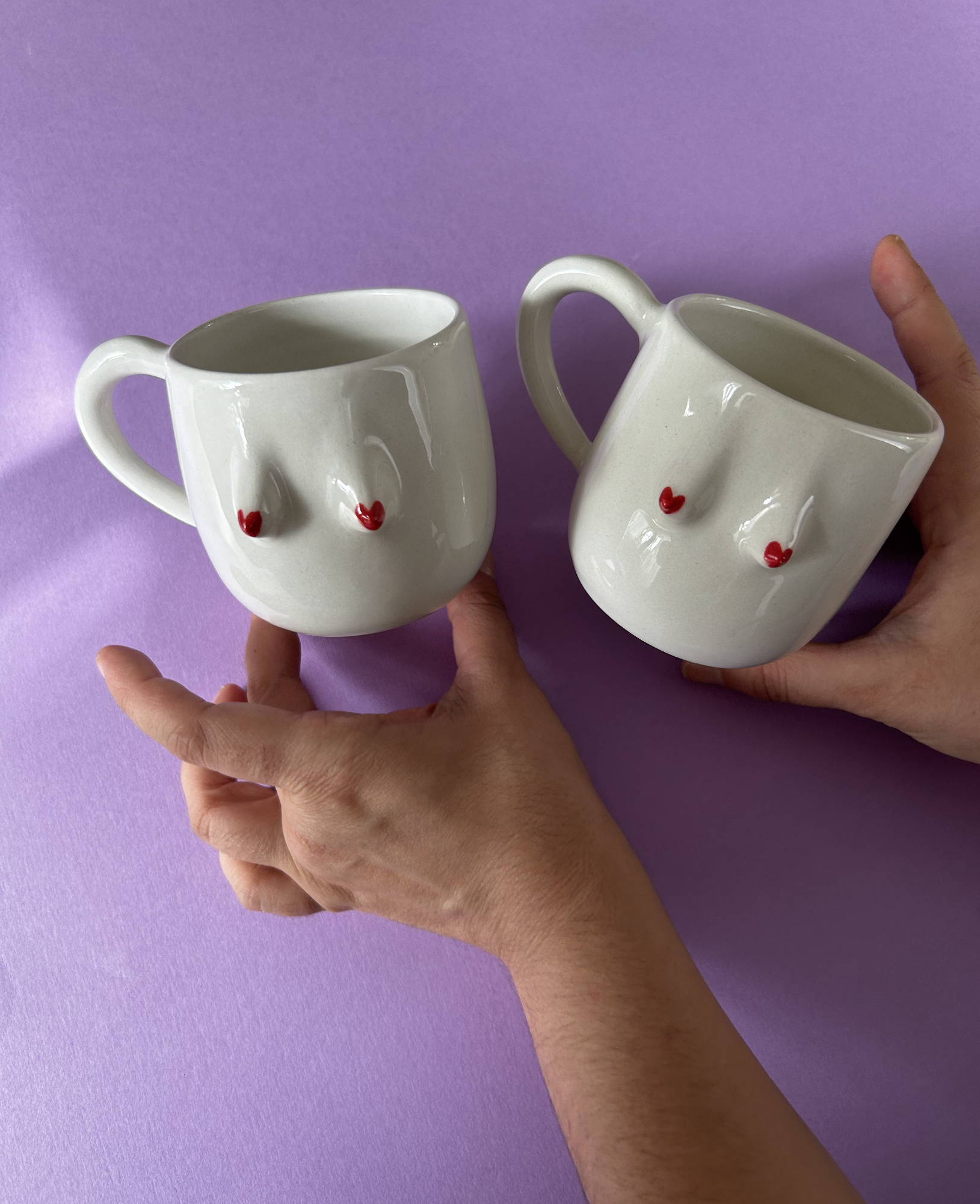 Boob mug white