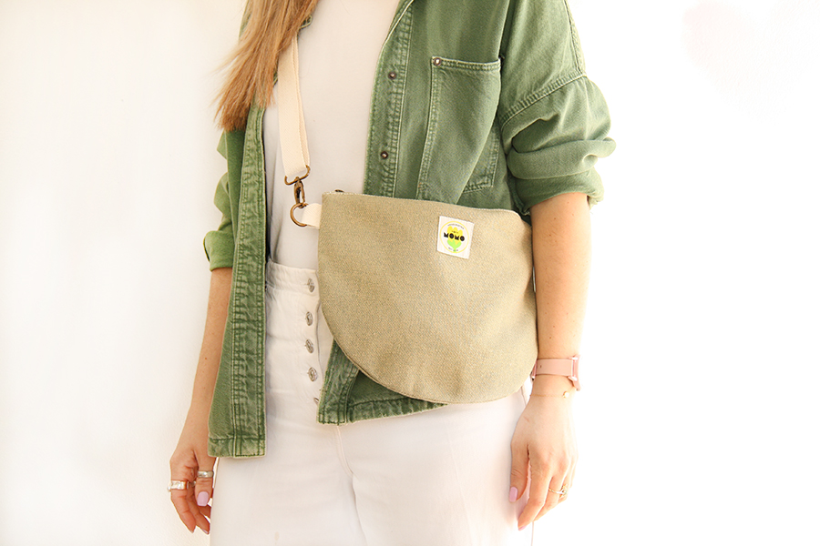 Ημικυκλική Τσάντα Χιαστί