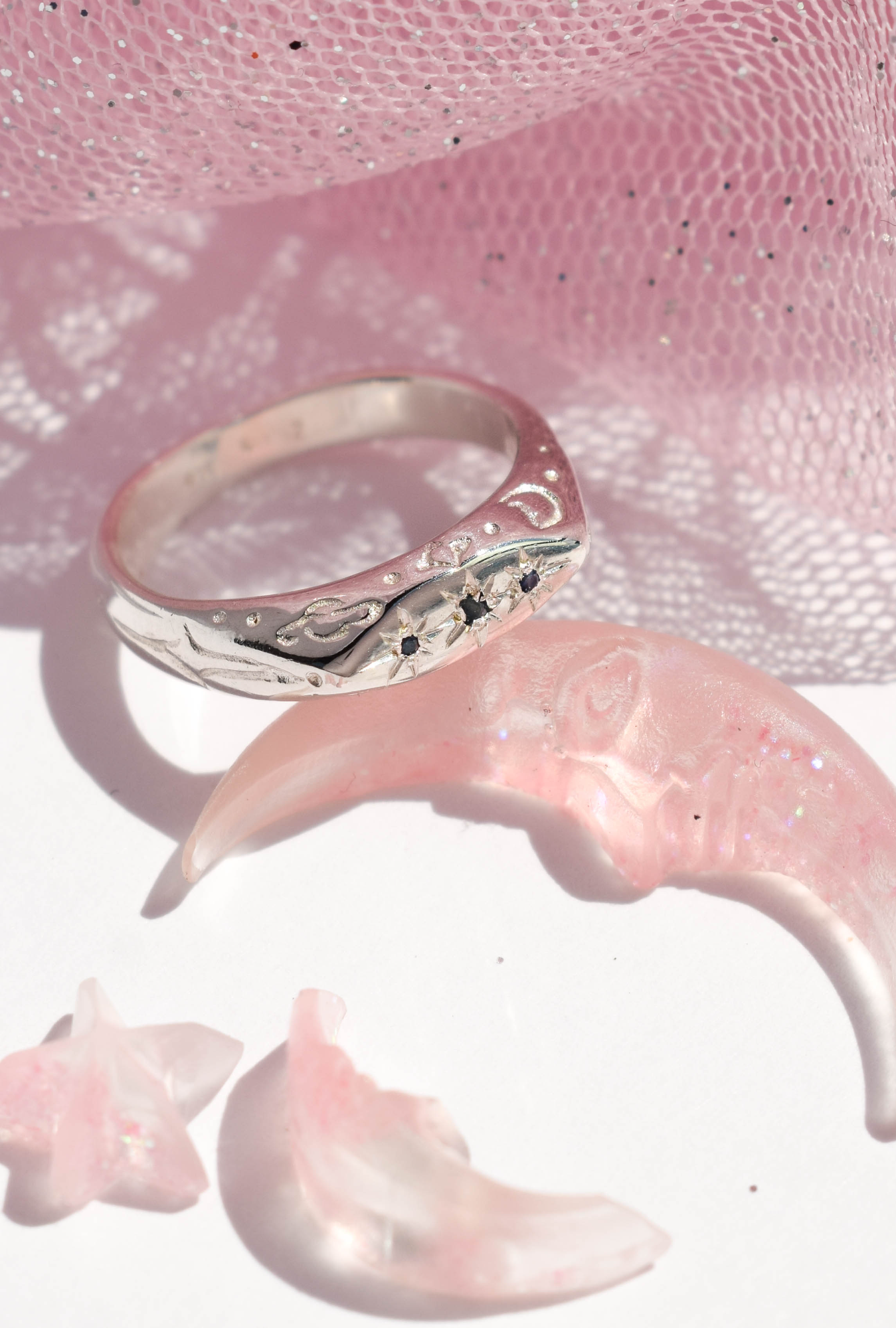 Sapphires celestial ring