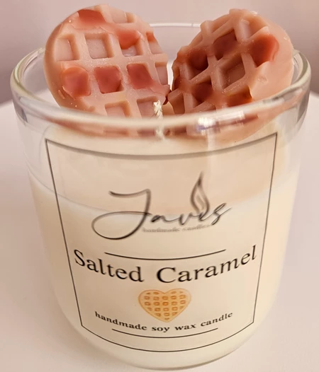 Salted Caramel- Κερί σόγιας με άρωμα αλατισμένης καραμέλας