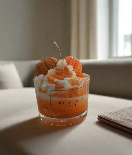 Κερί σόγιας σε ποτήρι Pumpkin