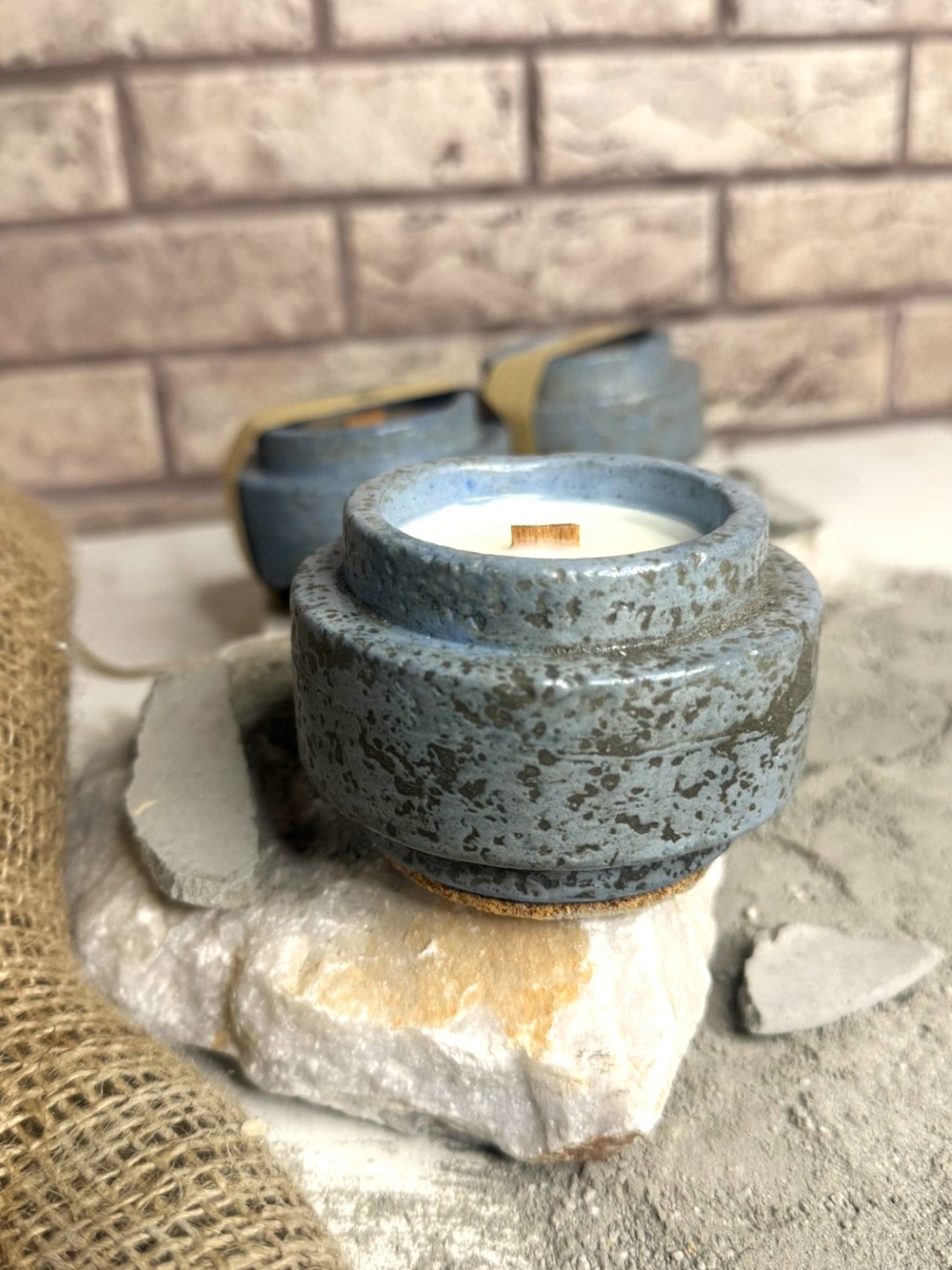  Saori Blue Soy Candle