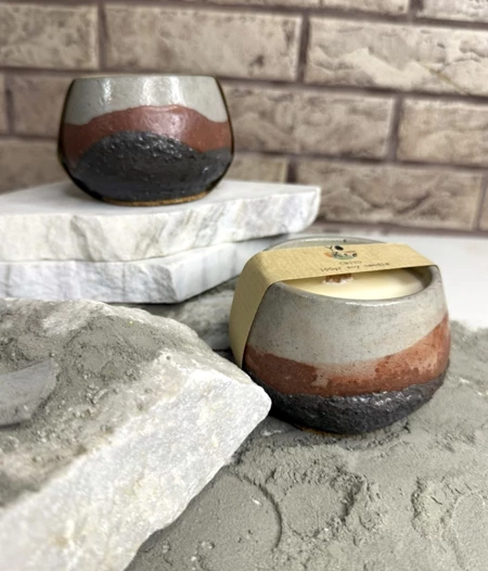Chiyo Earth Texture Red
Soy Candle