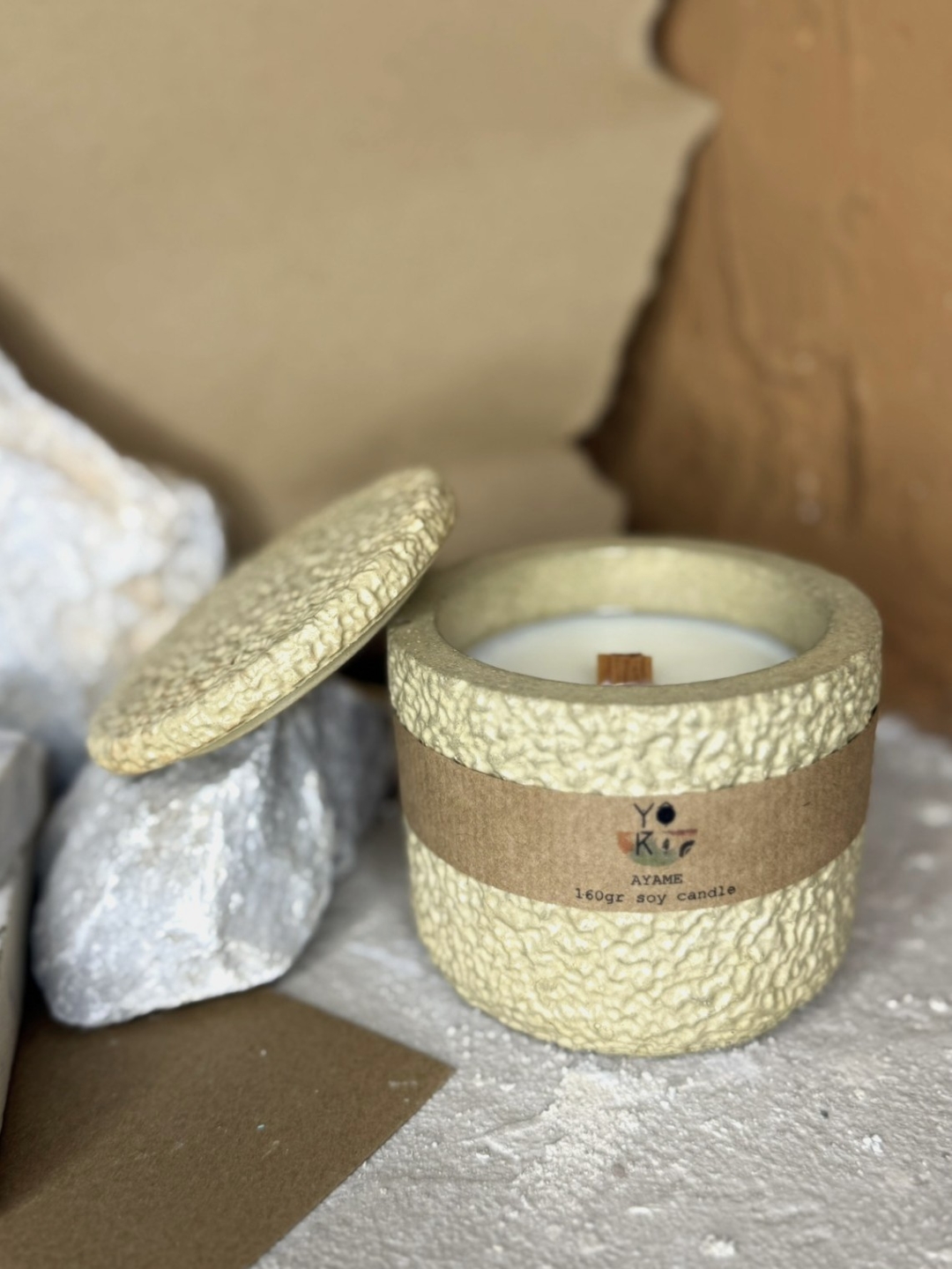 Ayame Beige Soy Candle