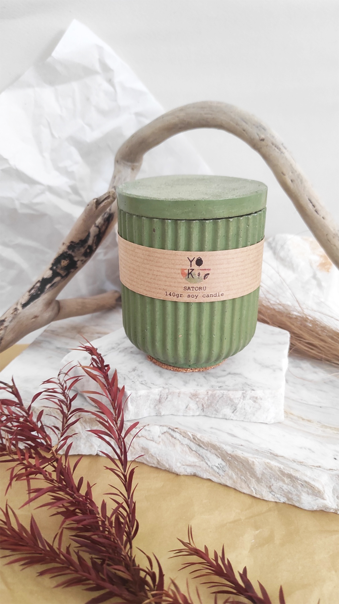 Satoru Green Soy Candle