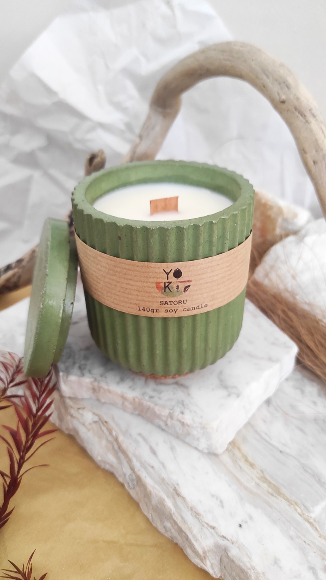 Satoru Green Soy Candle