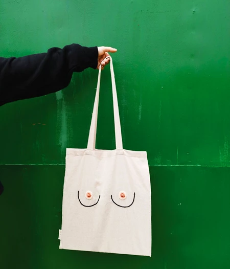 Bra Free Tote Bag