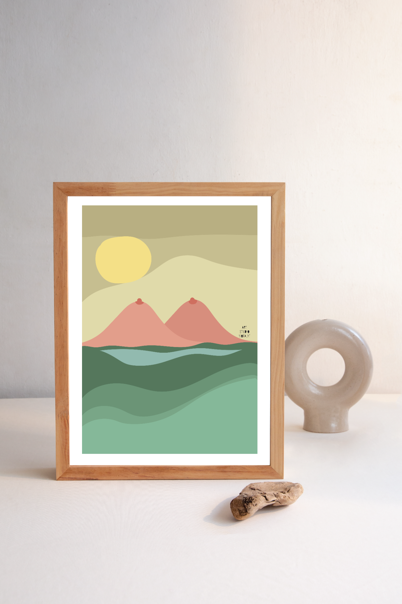 Boobs Mountains Print