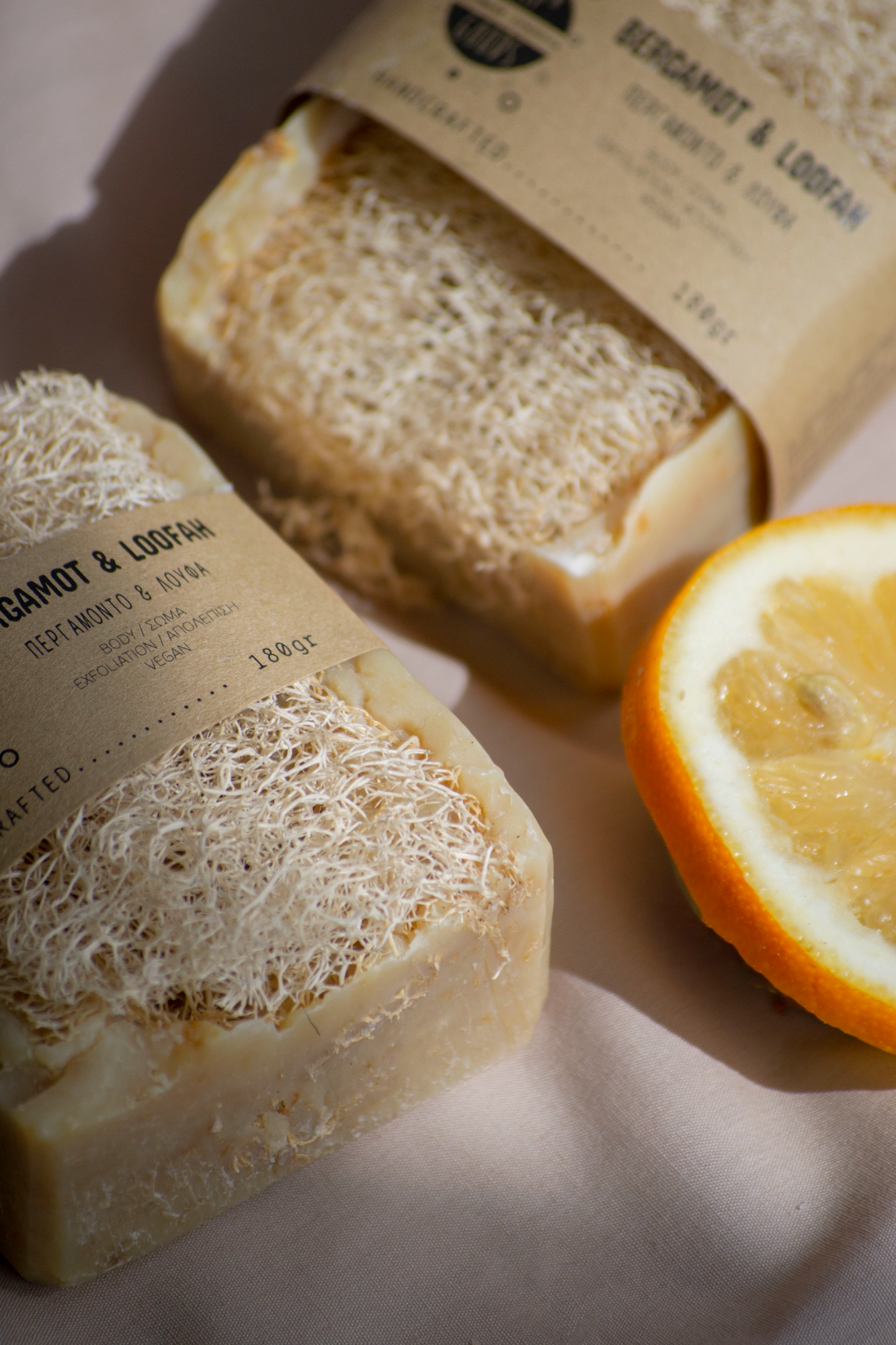 Απολεπιστικό σαπούνι Περγαμόντο & Λούφα 180gr