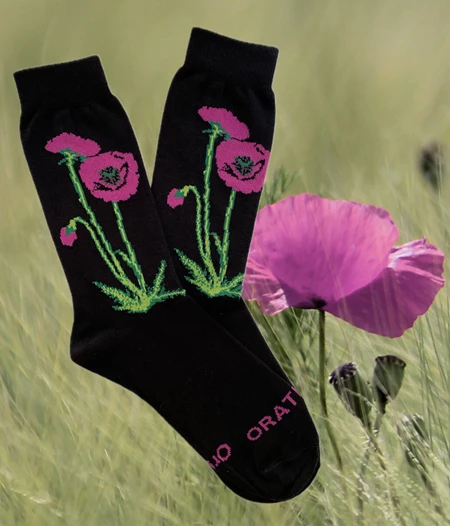 ORATIA Unisex Magenta Paparouna Socks