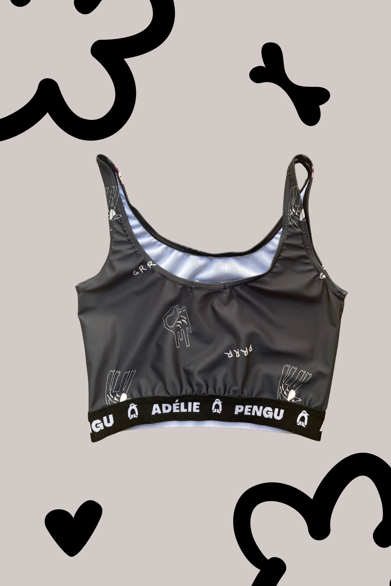 BIANCA ATHLETIC BRA- PRRRGRRR