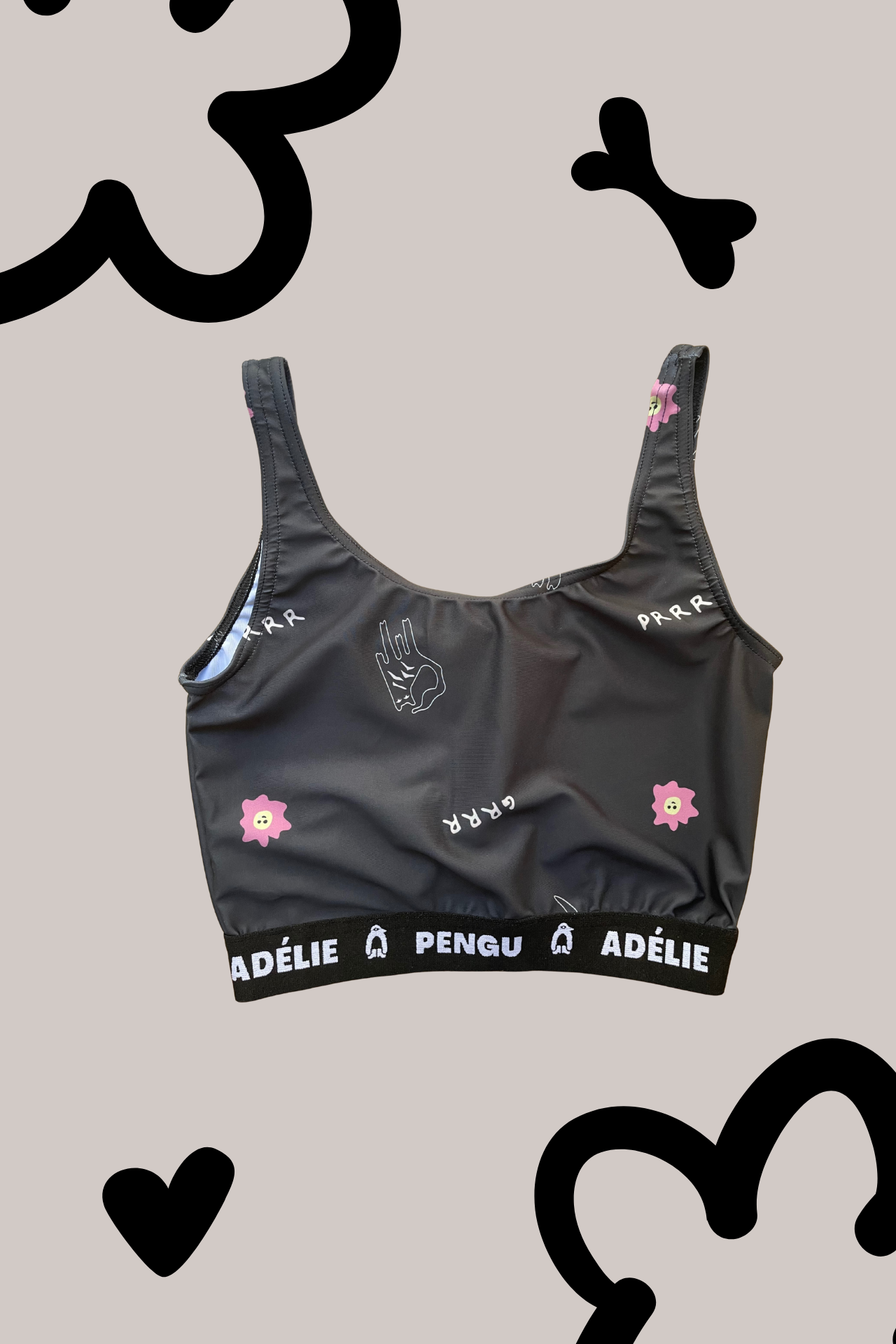 BIANCA ATHLETIC BRA- PRRRGRRR