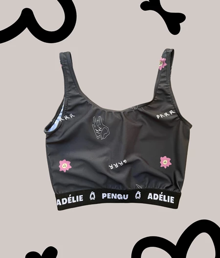 BIANCA ATHLETIC BRA- PRRRGRRR