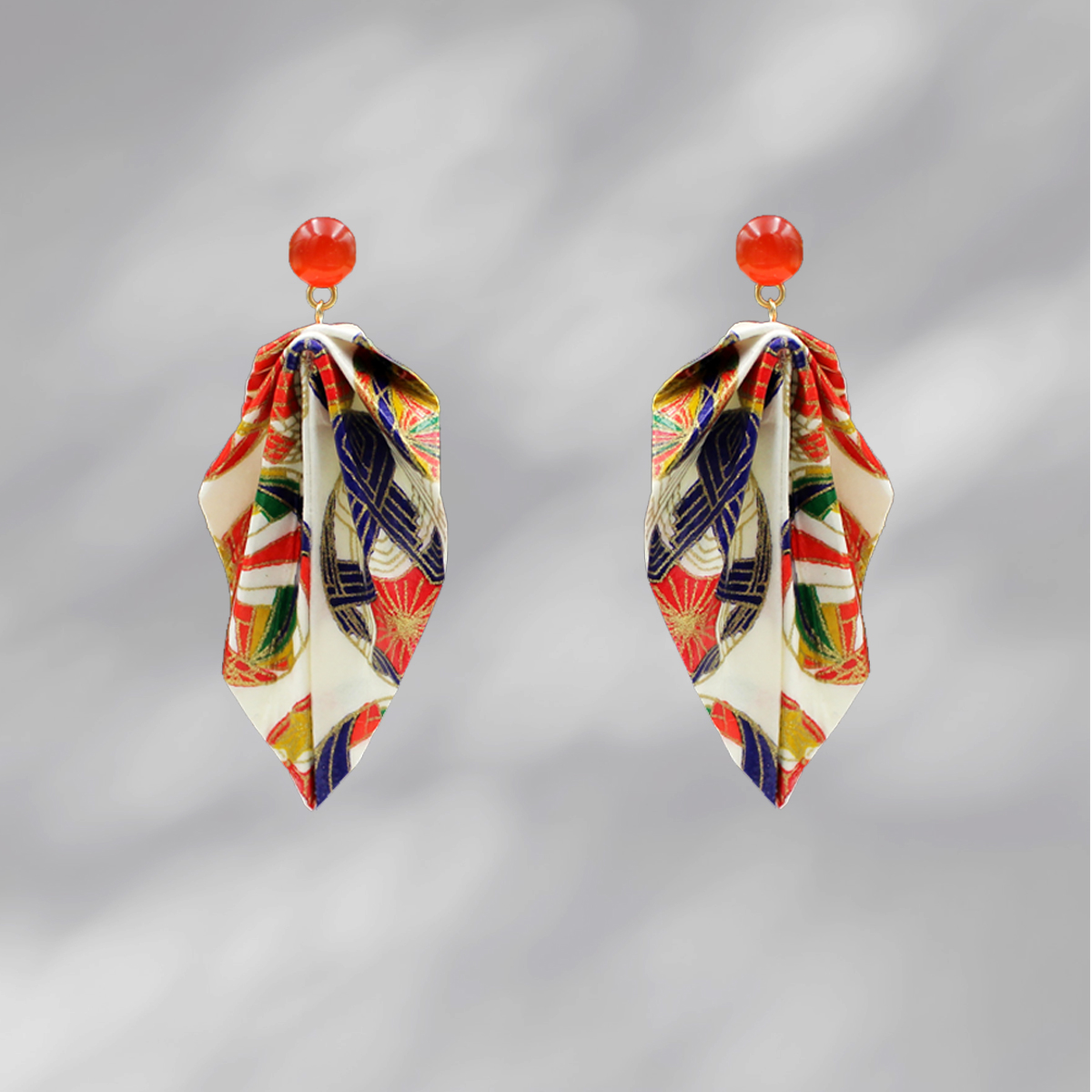 De Stijl Origami Earrings