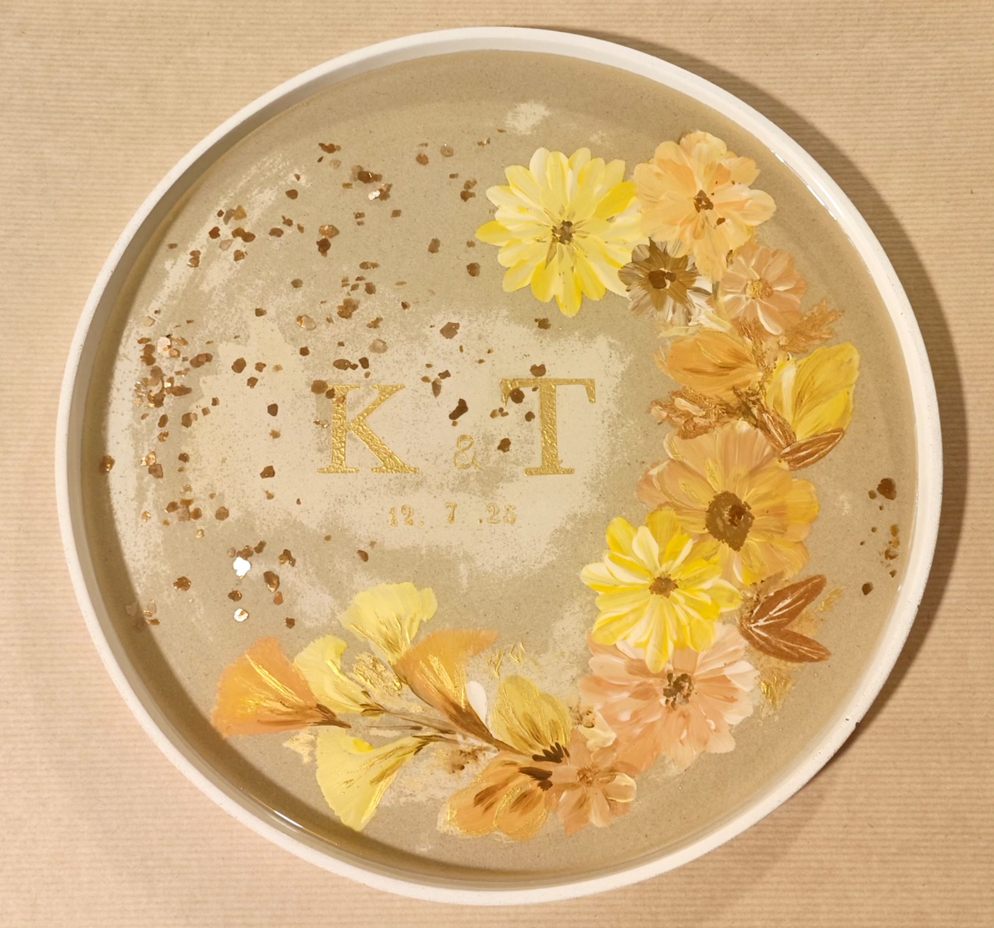 Personalised Wedding Plate