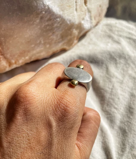 Duo Dot ring