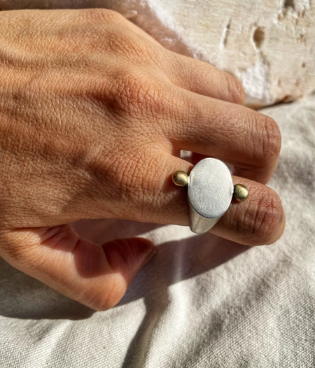 Duo Dot ring