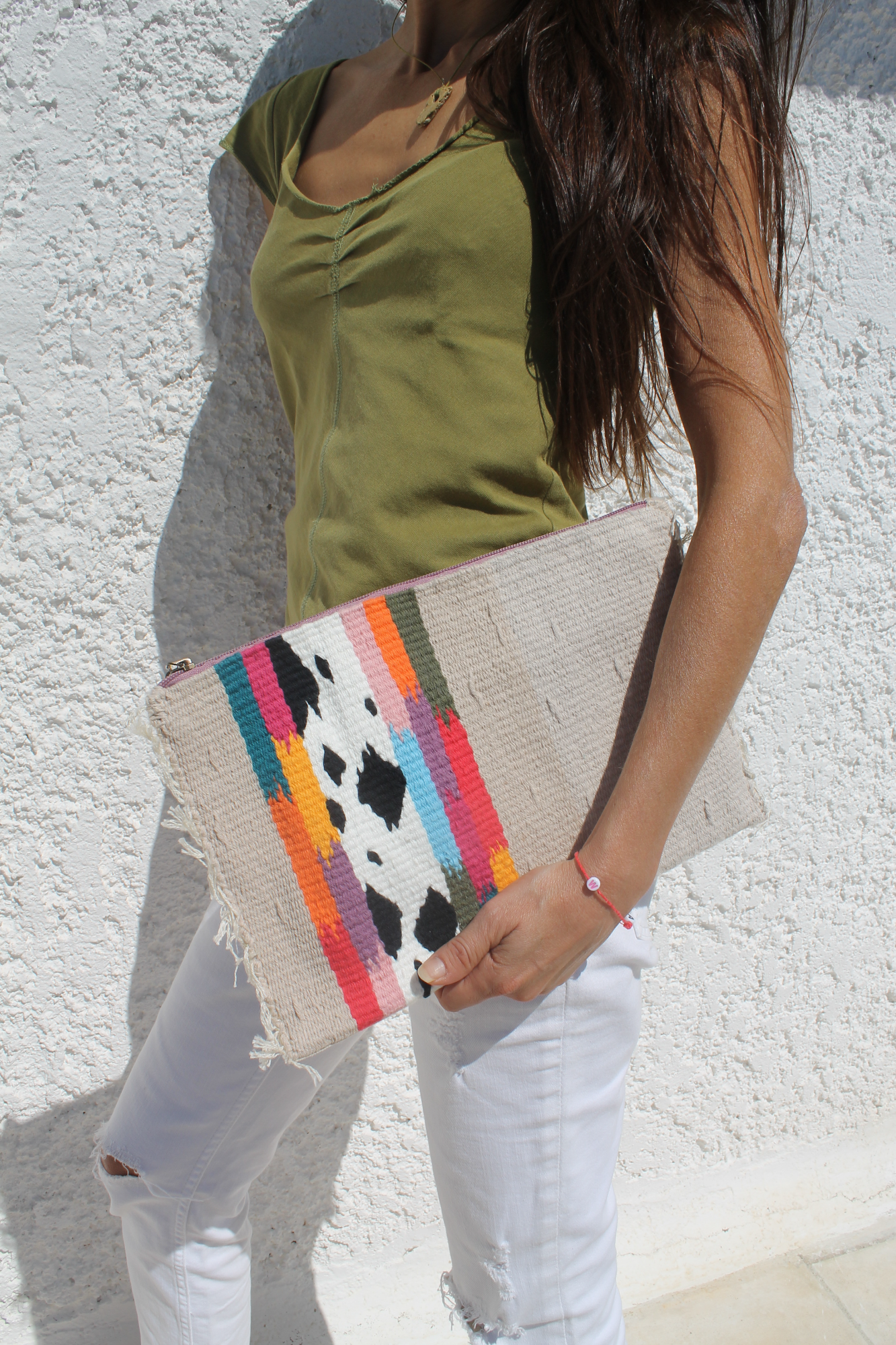 Handwoven bag - one unique piece