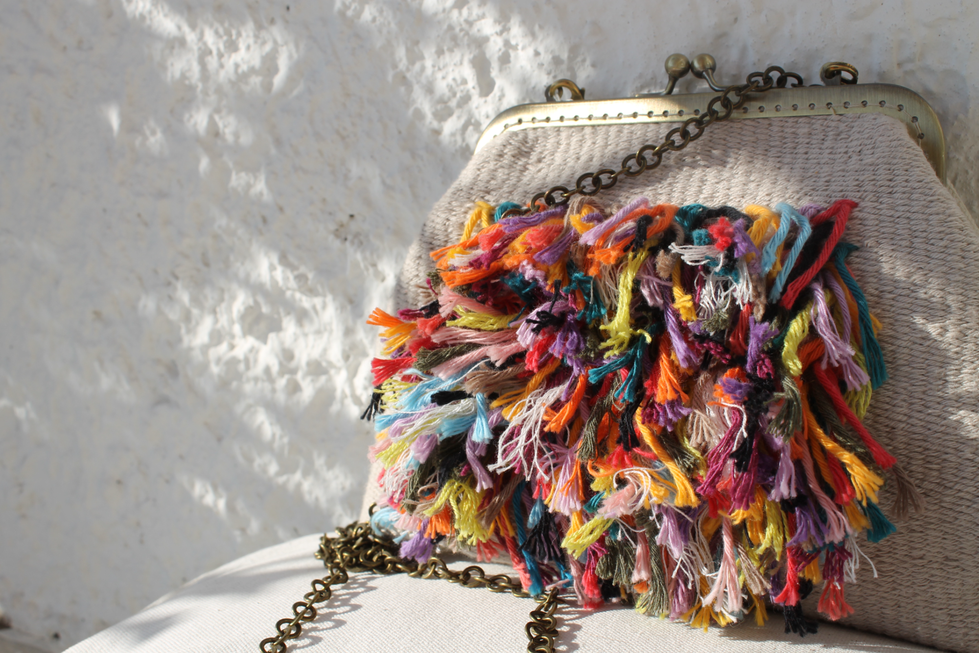 Handwoven bag - one unique piece