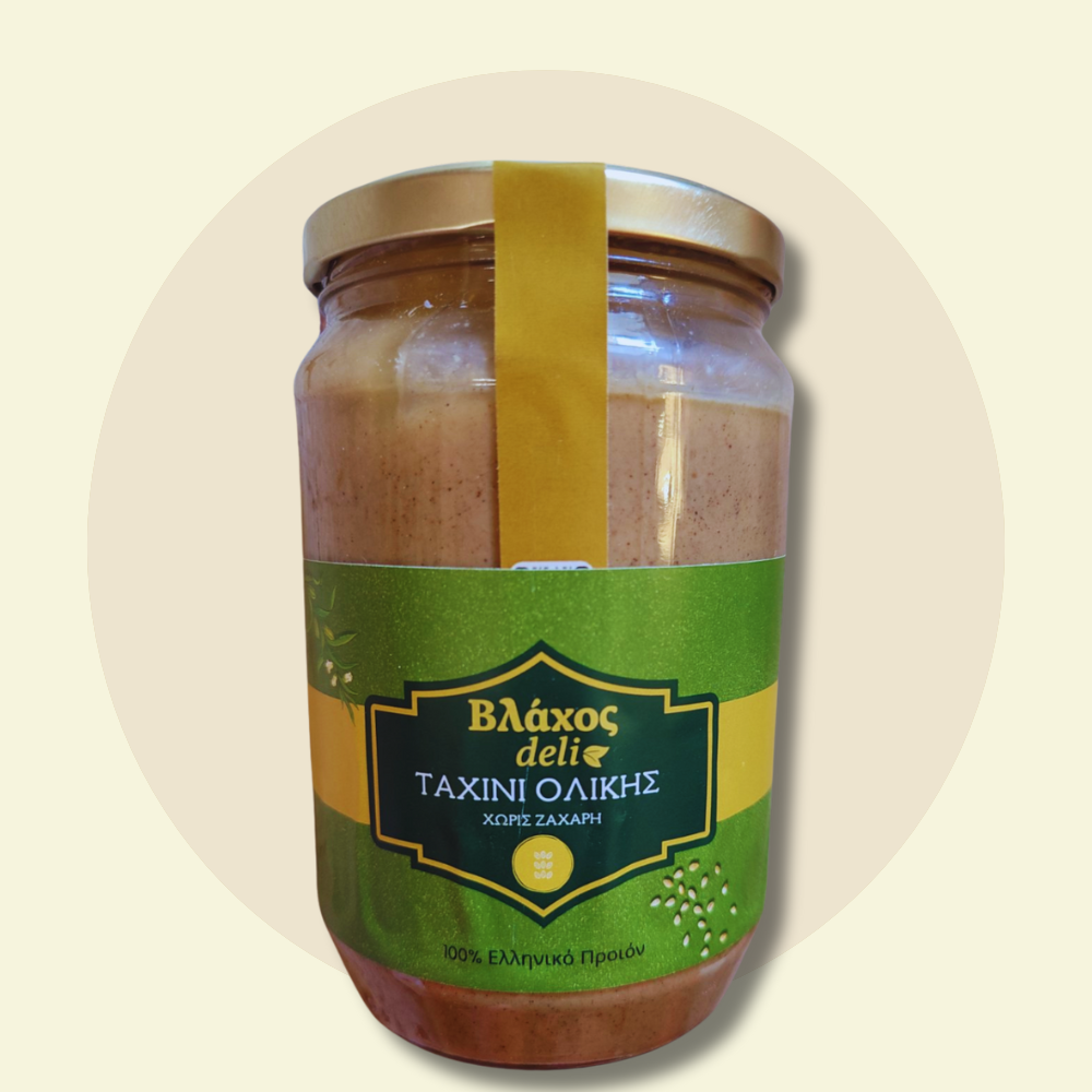 Wholegrain Tahini 100% Greek Sesame Seeds-L size