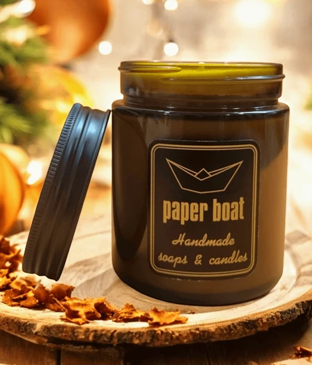 Natural 100% Soy Pumpkin Shouffle Scented Candle