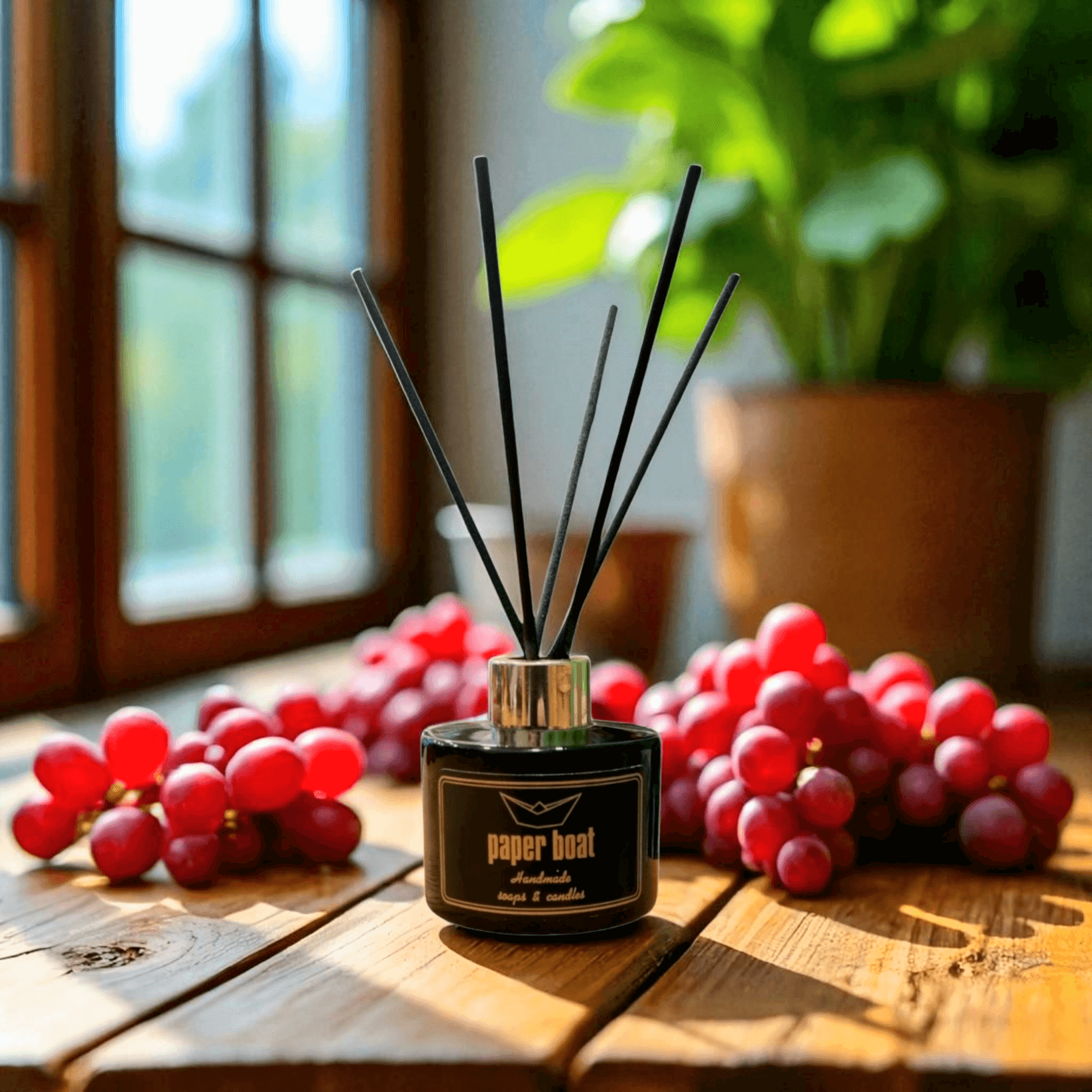 Αρωματικό Χώρου με ξυλάκια και άρωμα Red Grape