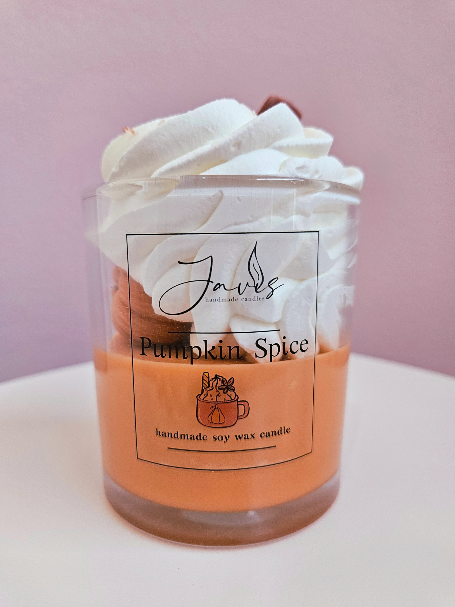 Κερί σόγιας με άρωμα Pumpkin Spice Delight