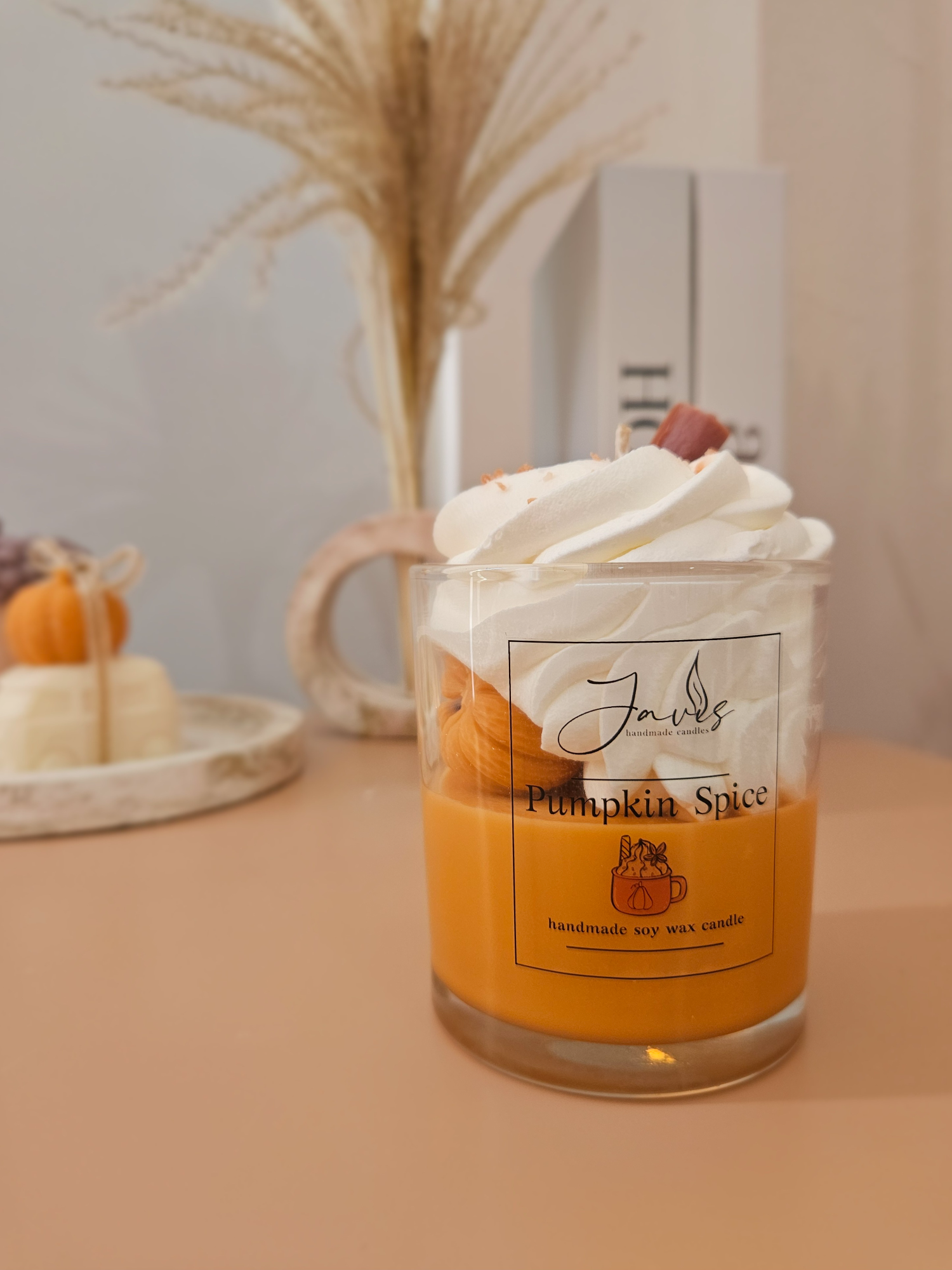Κερί σόγιας με άρωμα Pumpkin Spice Delight