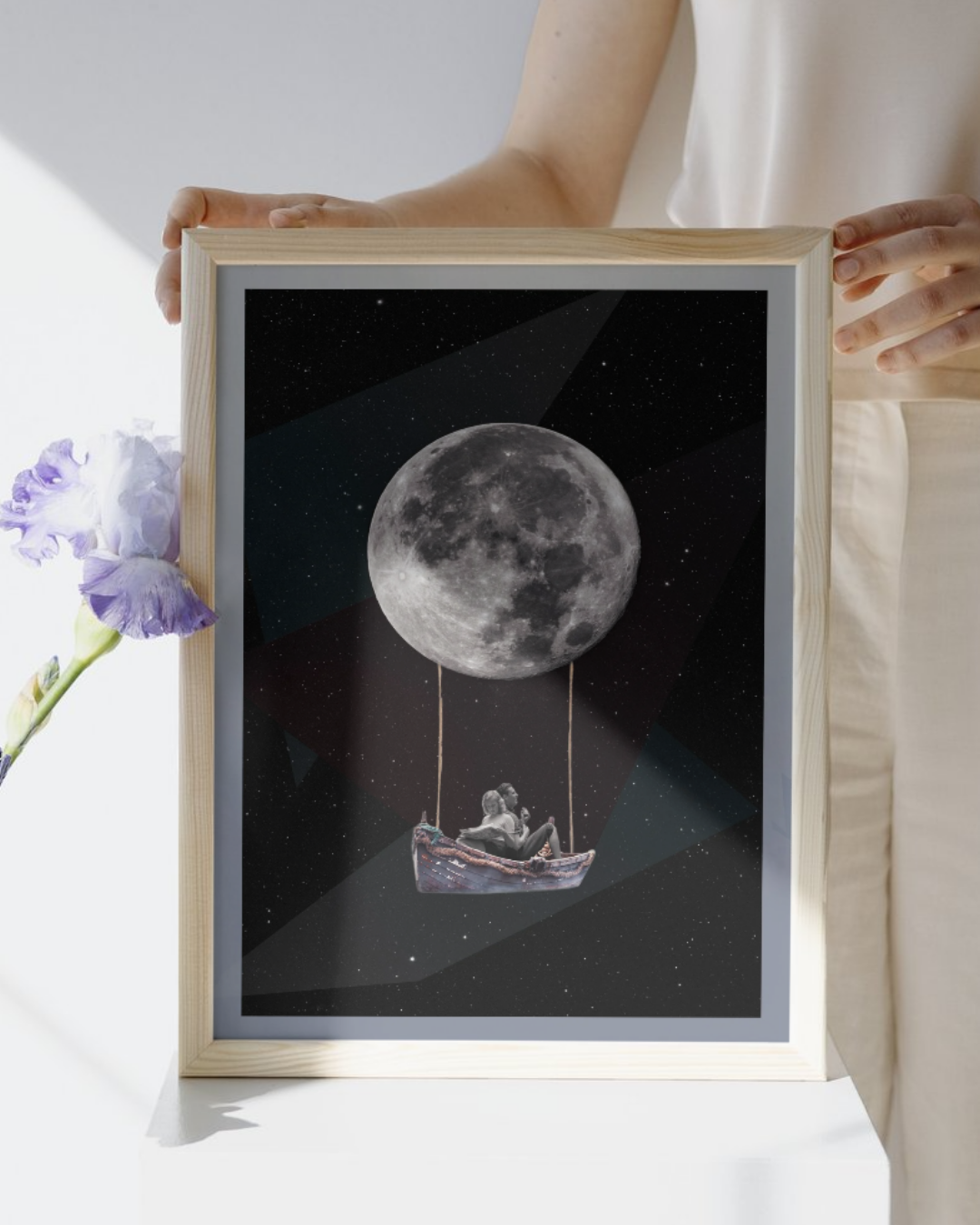 Love and Dream | Surreal Collage Art Print 