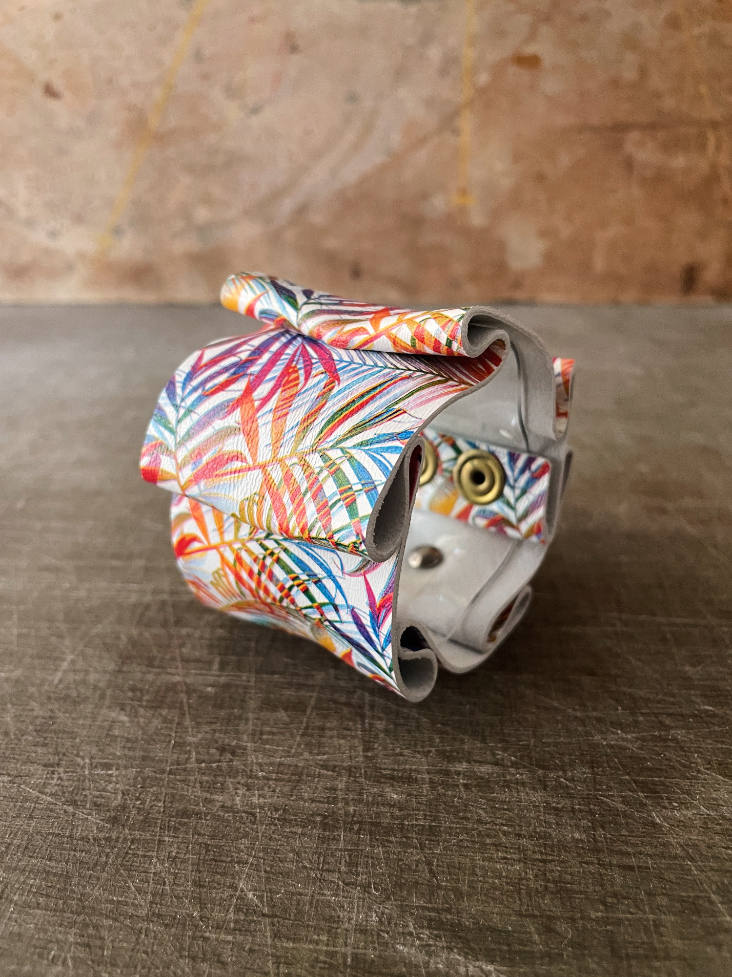 Leather Cuff - Φαρδύ Δερματινο Βραχιόλι &quot;Μαίανδρος&quot;