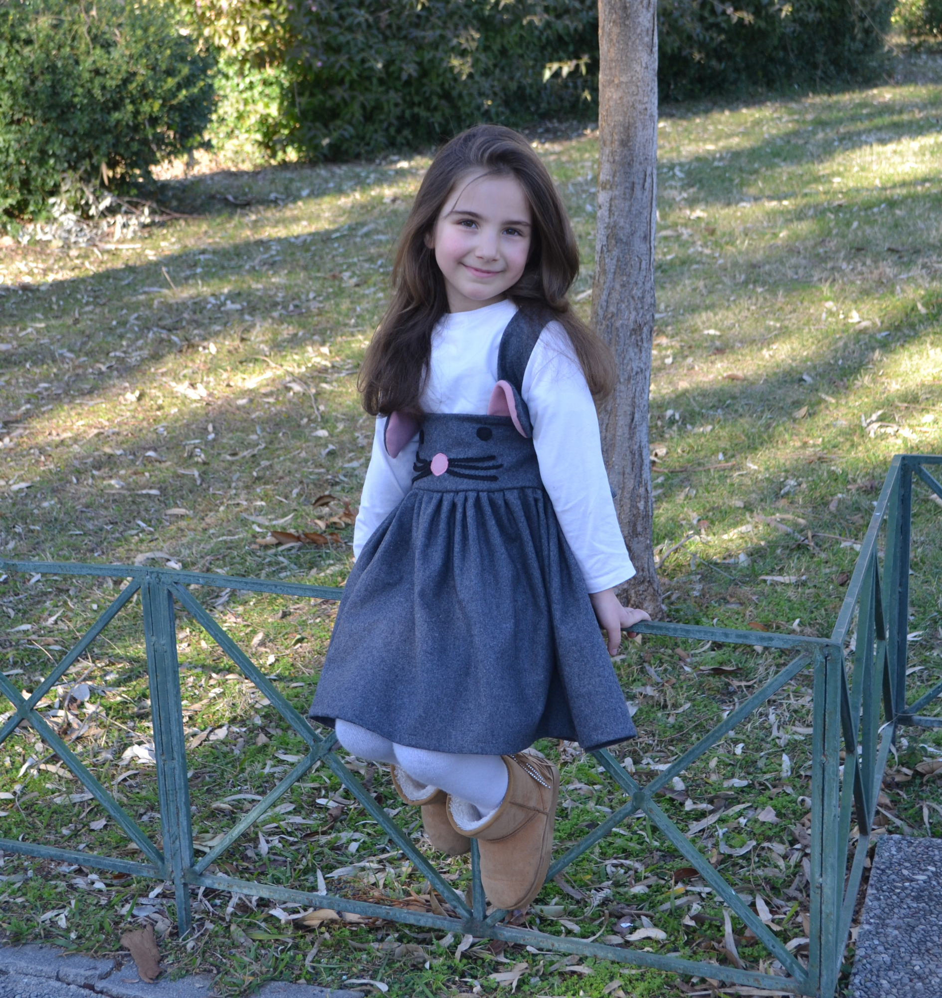 Mouse pinafore dress