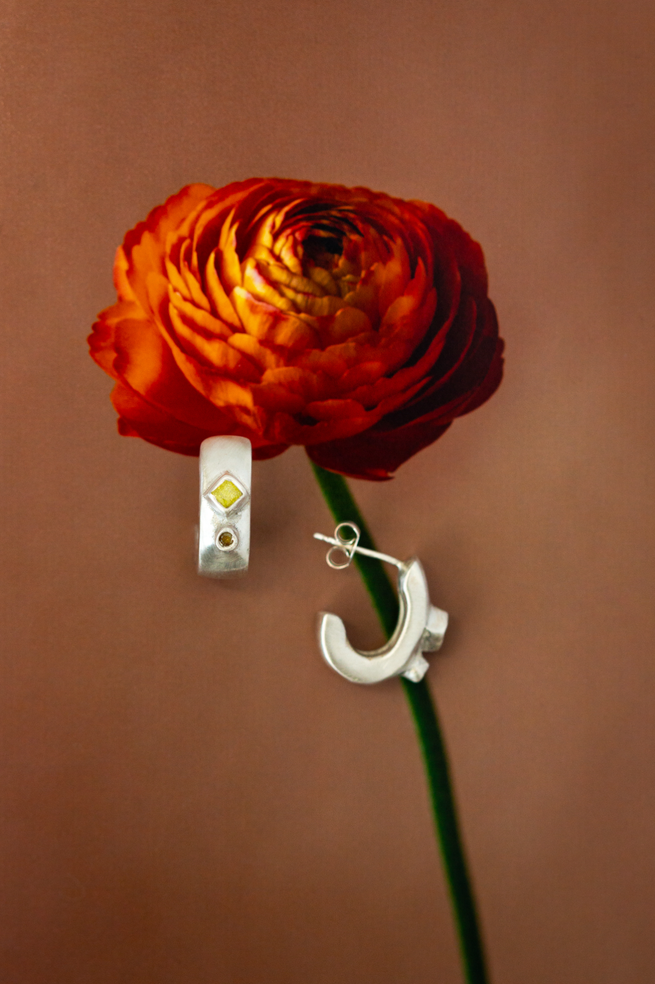 Rhombus & Circle Hoops