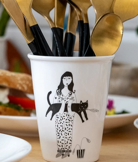 Handmade Porcelain Cup