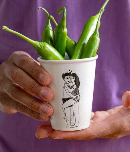 Handmade Porcelain Cup