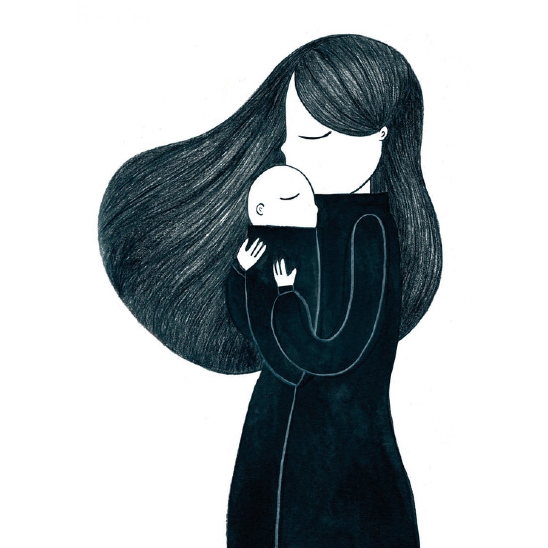 Poster - Babywearing Mama A3