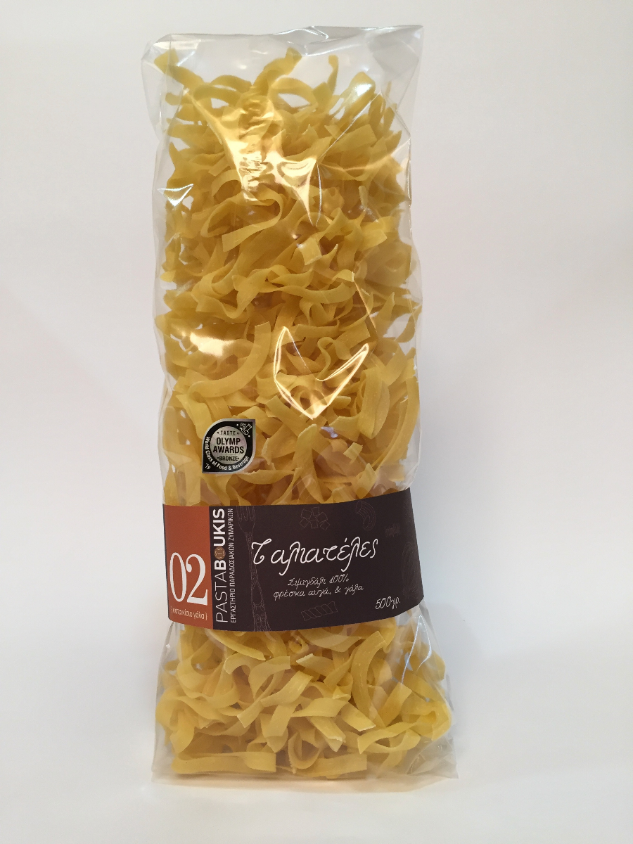 Tagliatelle with goat's milk