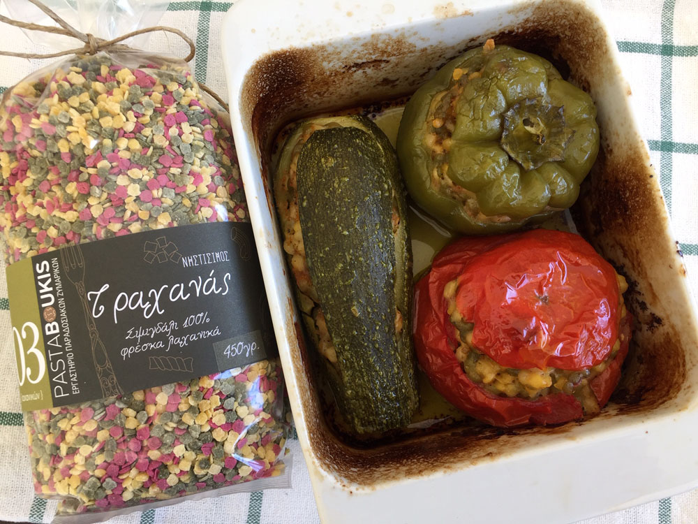 Τραχανάς με φρέσκα Λαχανικά