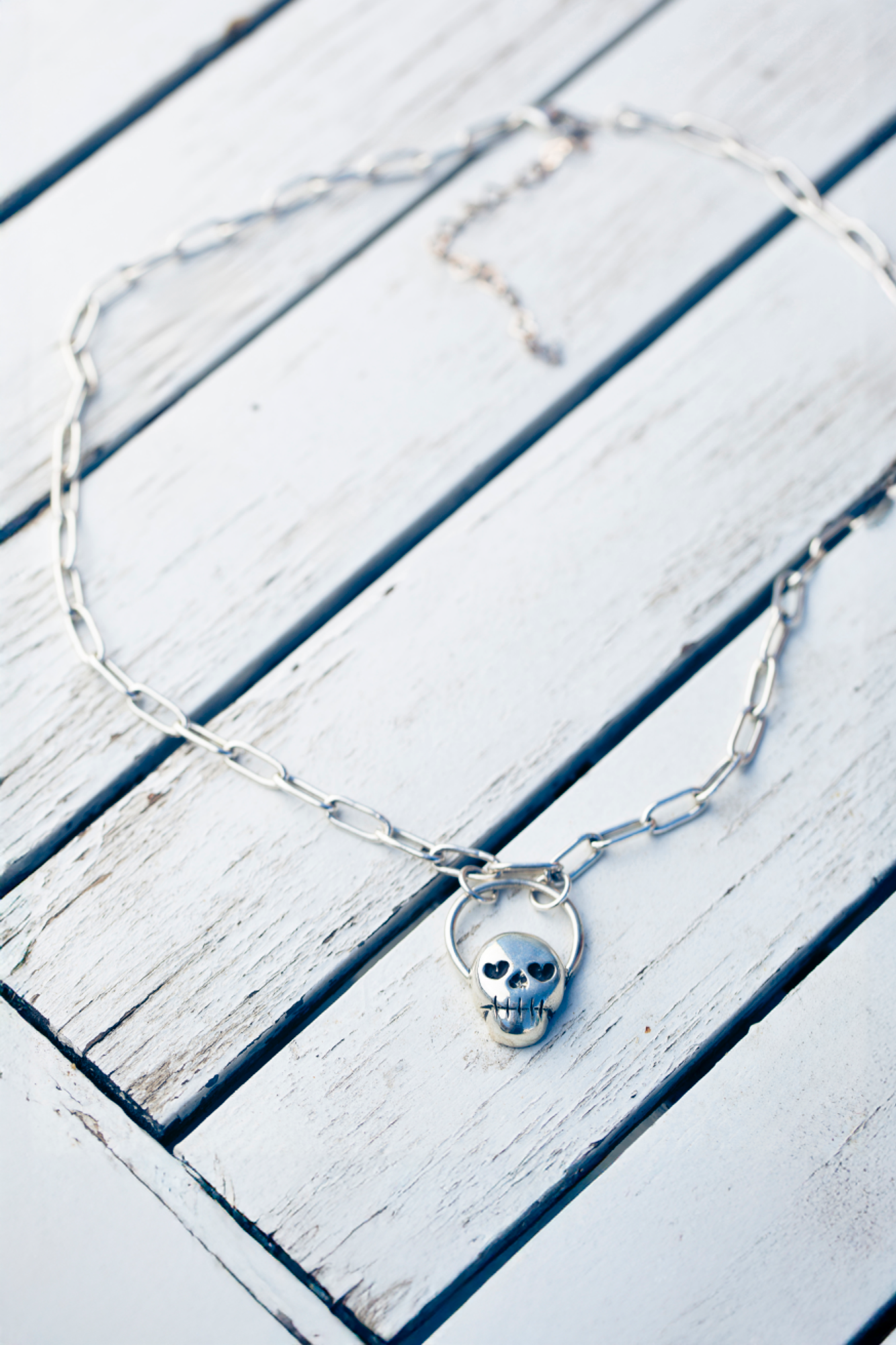 Dead Valentine's Skull Saint κολιέ-Love You to Death Collection