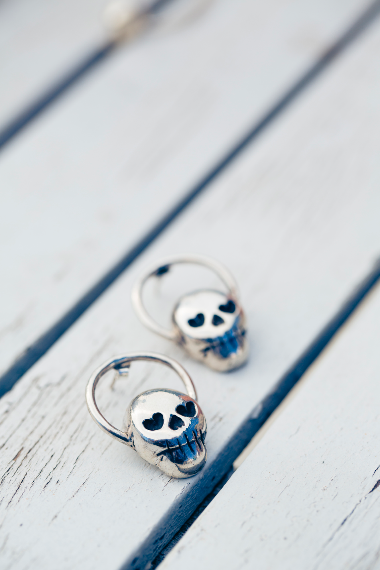 Dead Valentine's Skull Saint σκουλαρίκια-Love You to Death Collection 