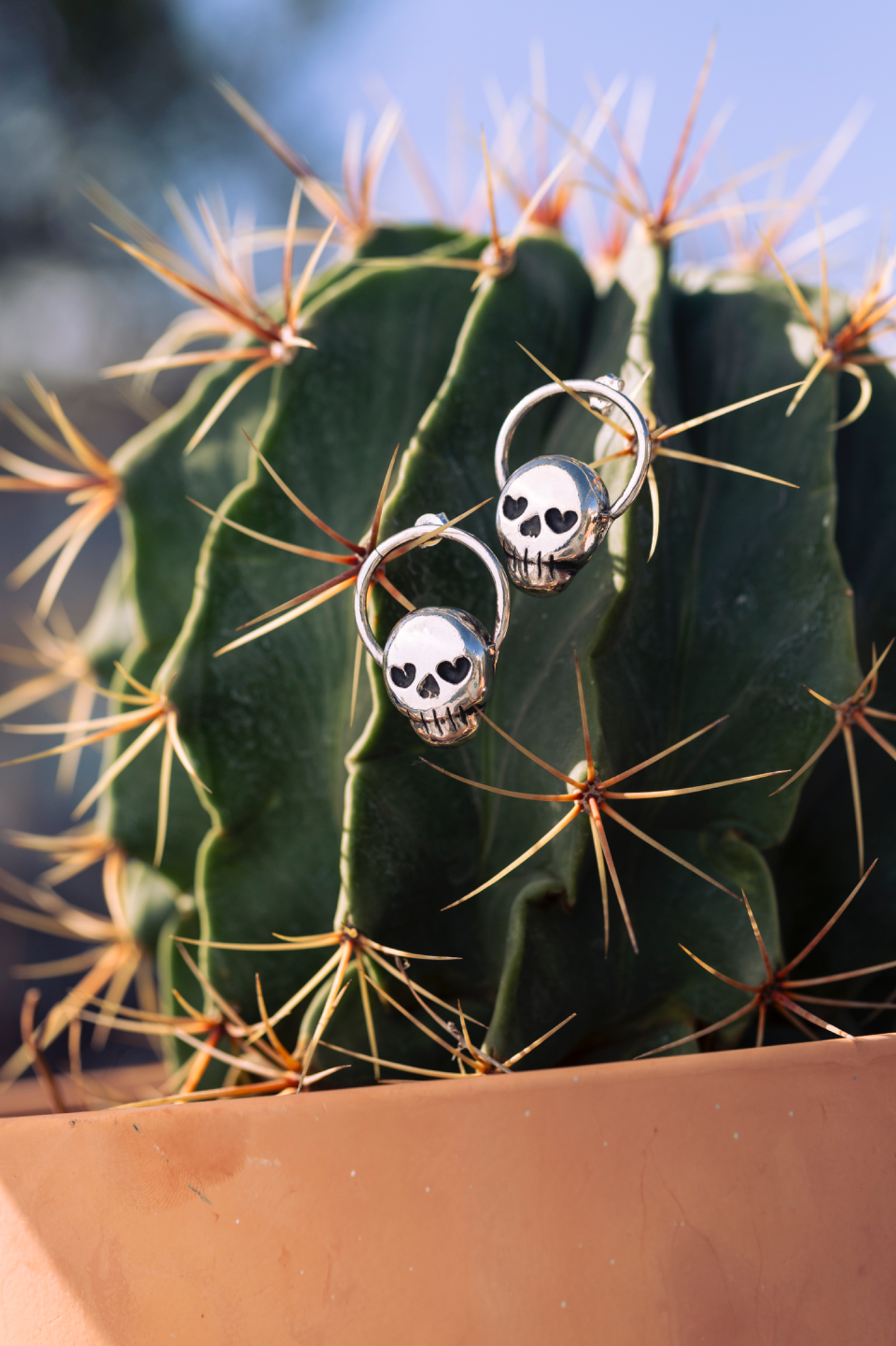 Dead Valentine's Skull Saint σκουλαρίκια-Love You to Death Collection 