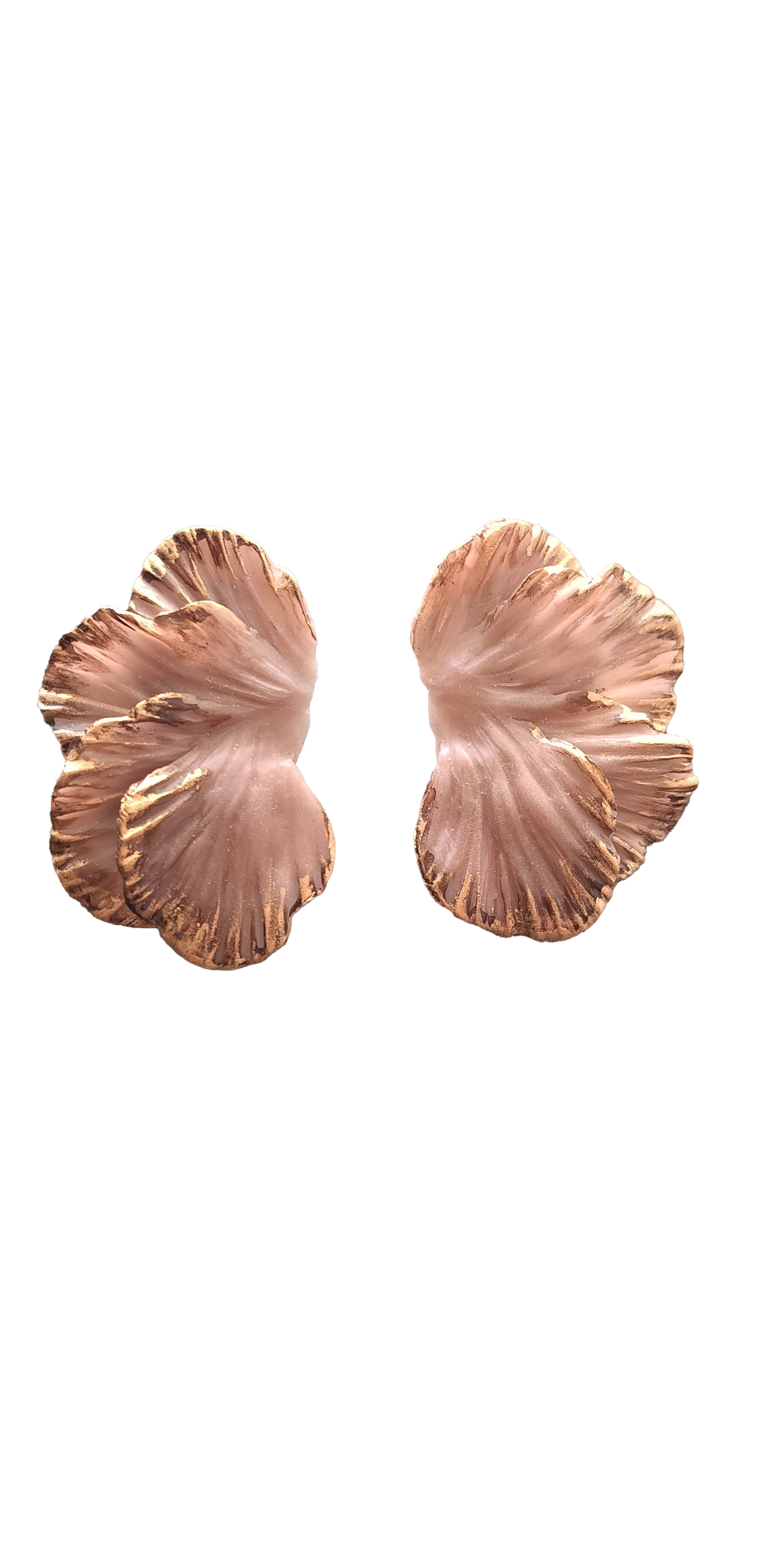 Handmade Polymer clay Earring Petal