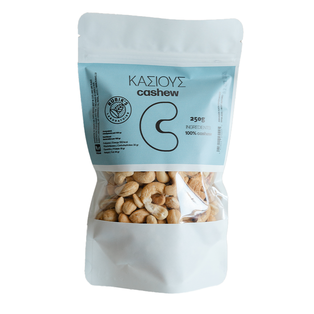 Rubik's Κάσιους Ψημένα Χωρίς Αλάτι 250gr