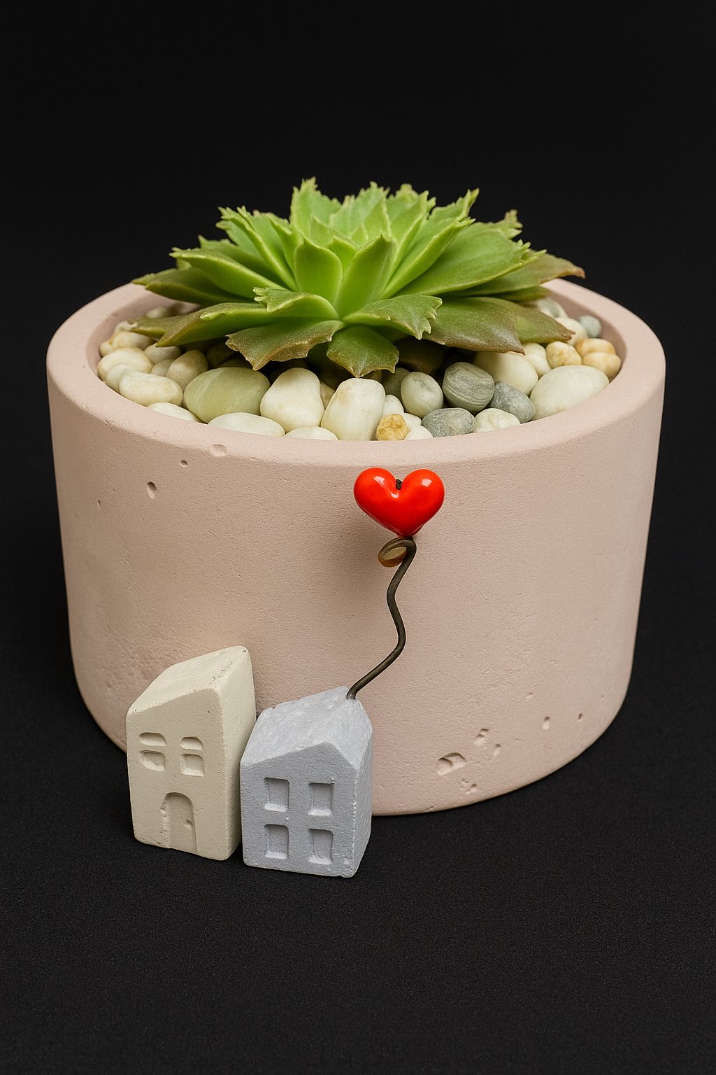 Graptoperia 'Starfire' / pink home container