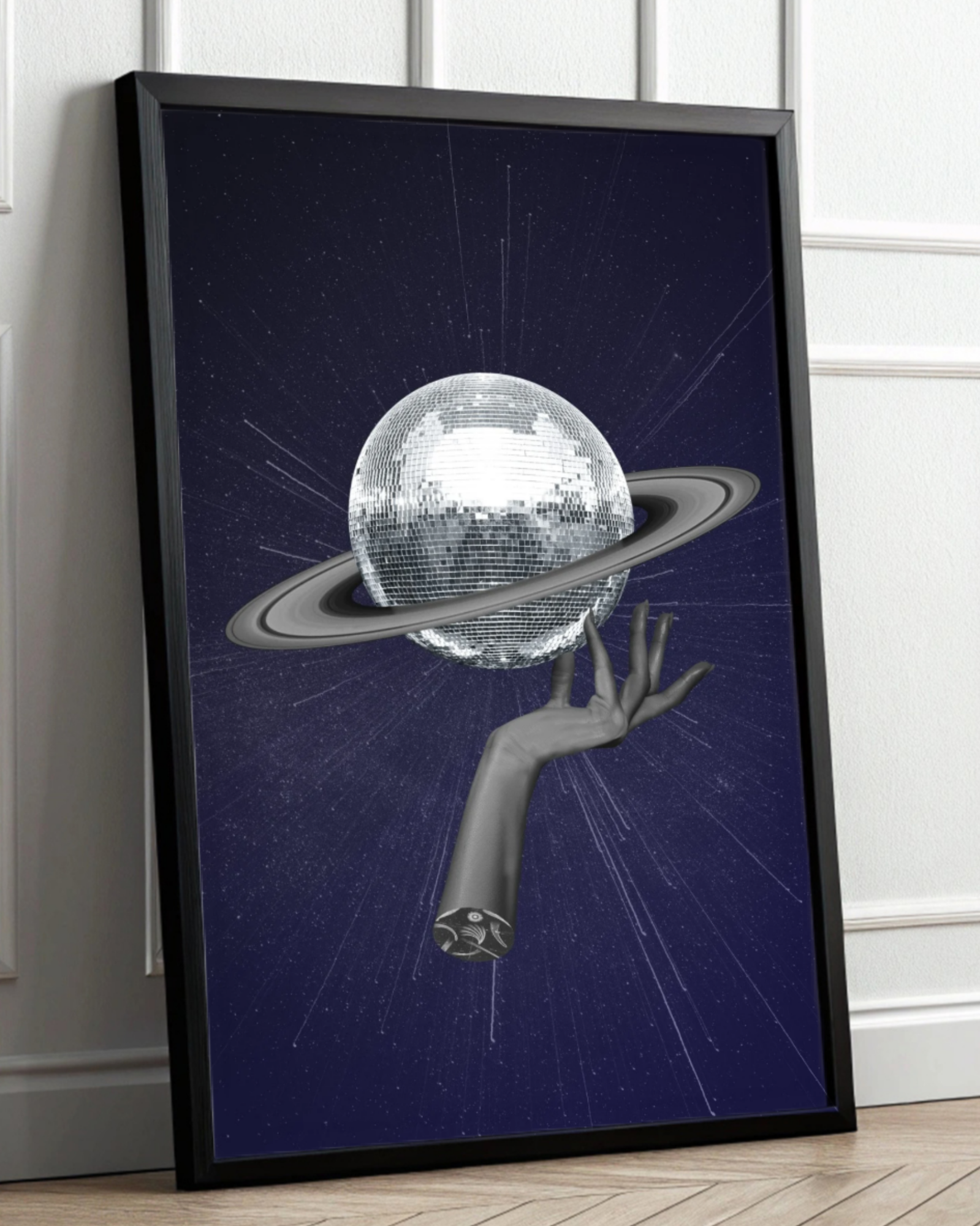 Discodelic | Retro Glam Collage Art Print