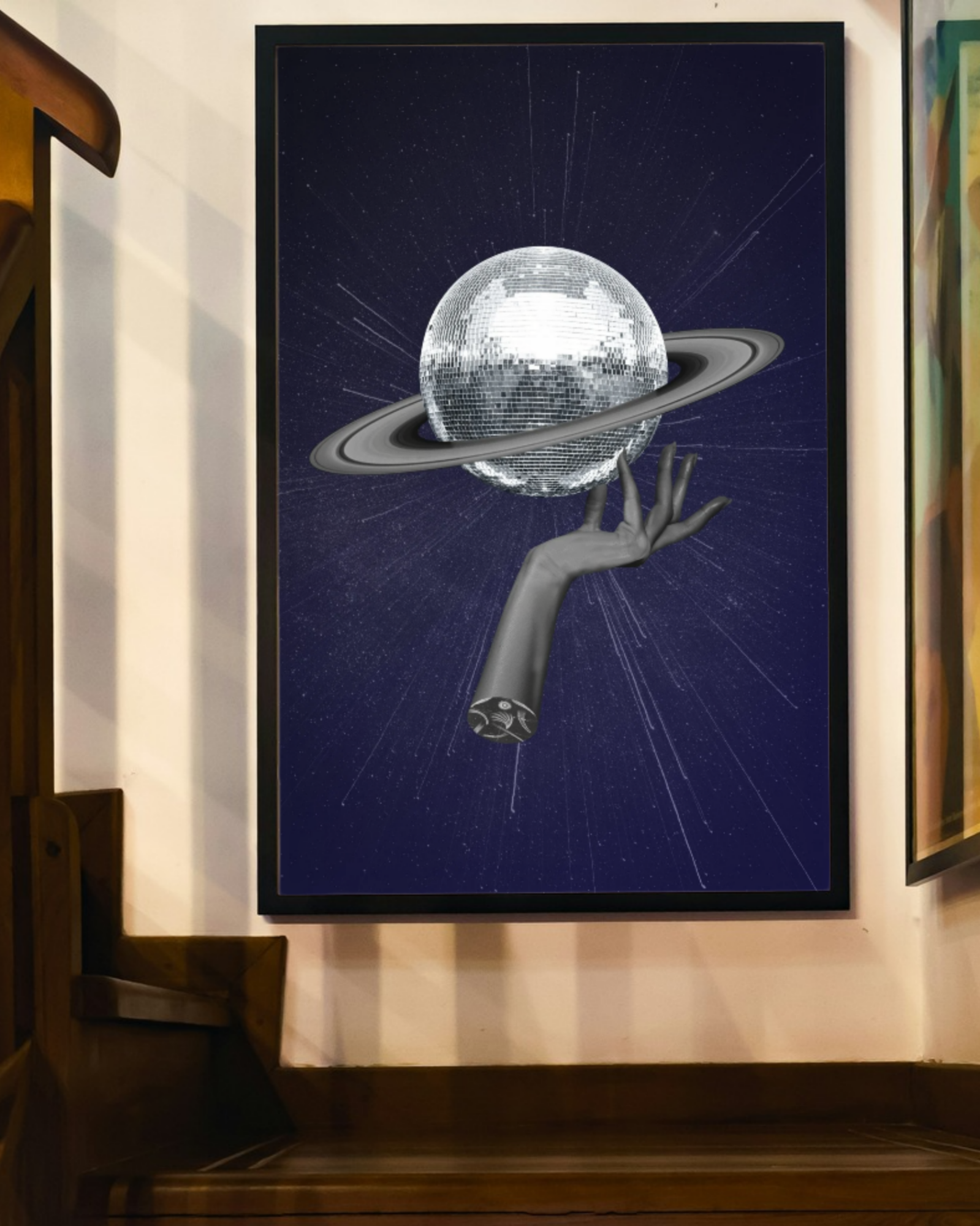 Discodelic | Retro Glam Collage Art Print