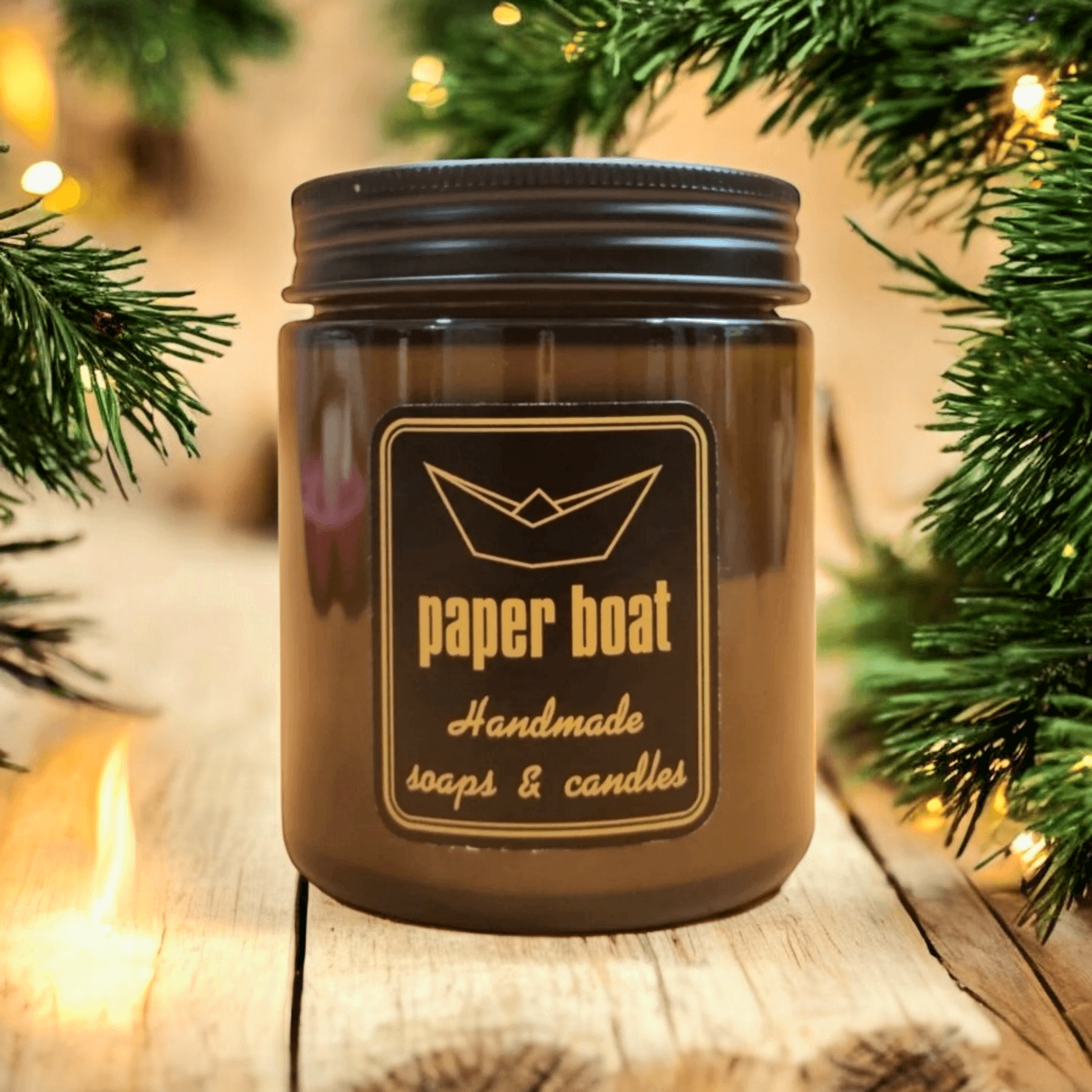 Natural 100% Soy Christmas Tree Scented Candle